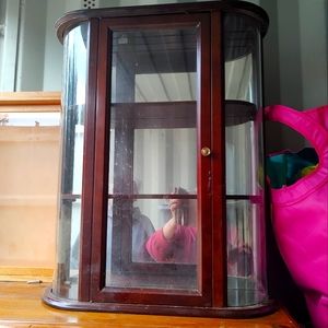 Cherry Curio Shelve